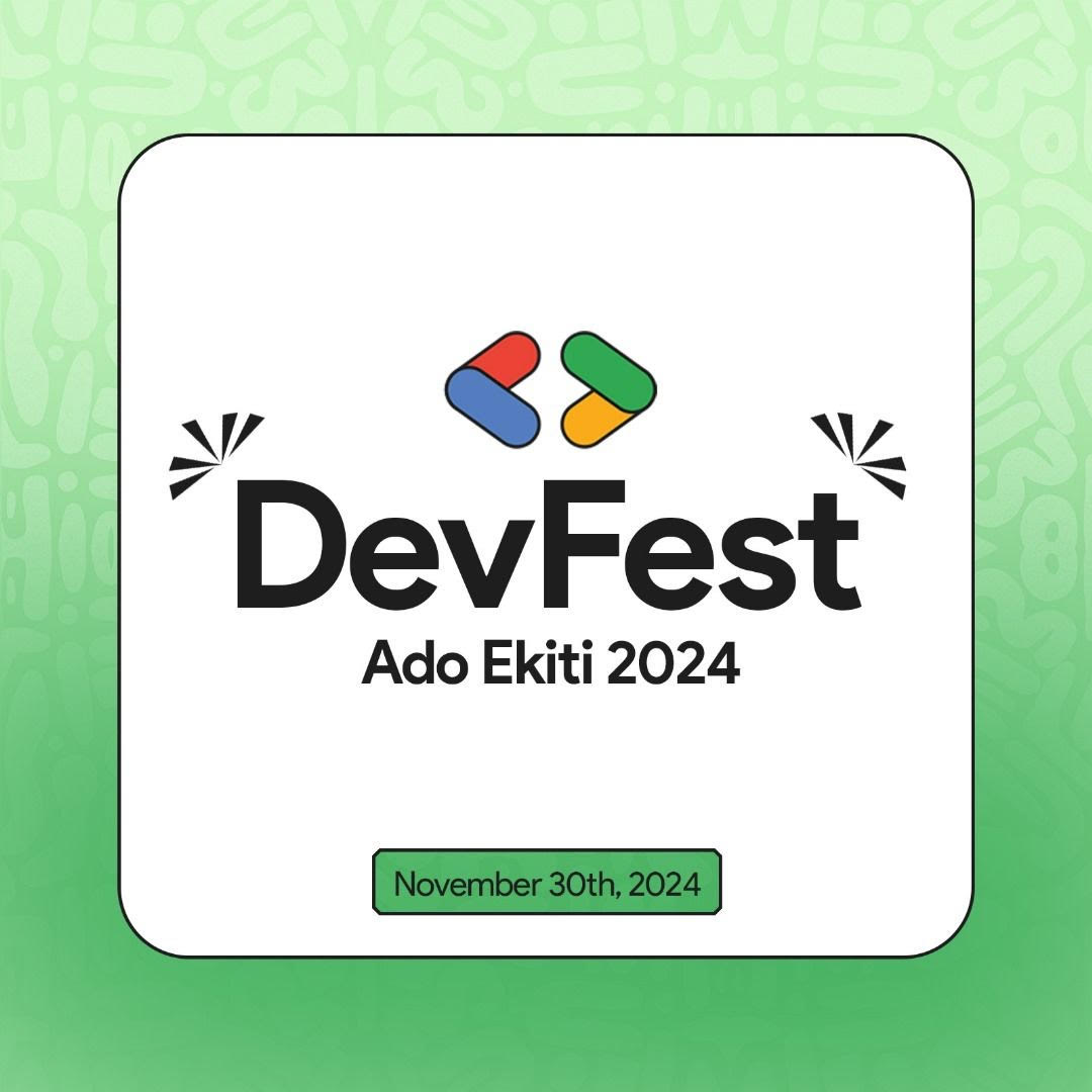 DevFest Ado-Ekiti 2024